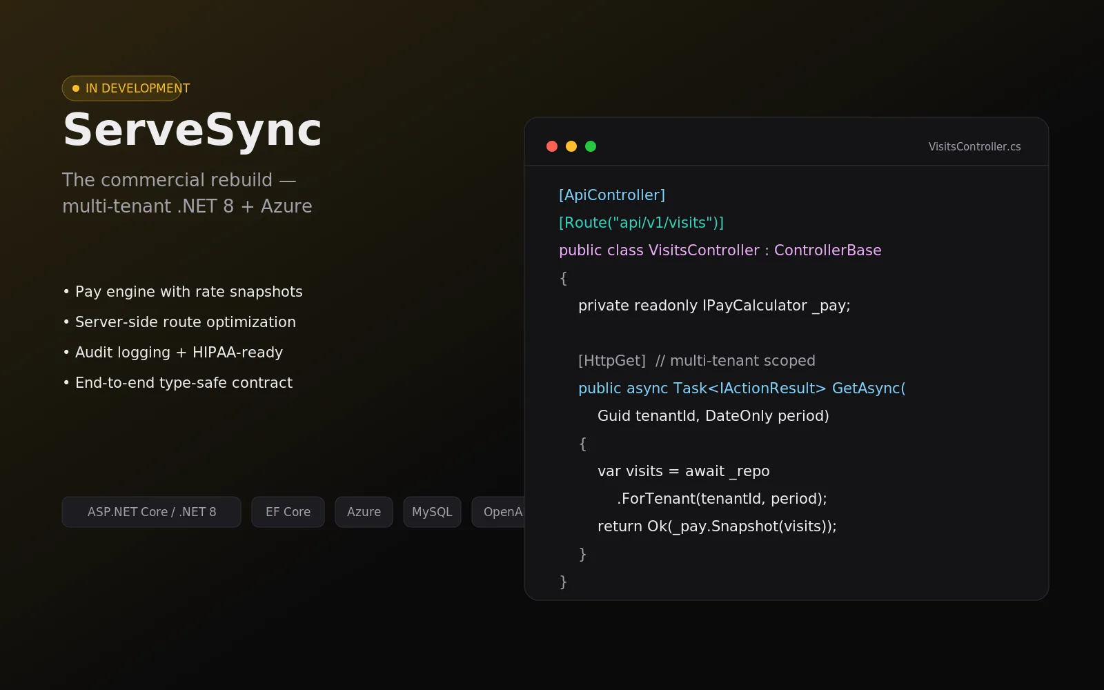 ServeSync preview